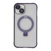 Etui TECTO SHIELD Ring Secure Mag do Apple iPhone 15 Przezroczysto-fioletowy