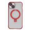 Etui TECTO SHIELD Ring Secure Mag do Apple iPhone 13 Przezroczysto-czerwony