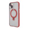 Etui TECTO SHIELD Ring Secure Mag do Apple iPhone 13 Przezroczysto-czerwony Seria telefonu iPhone