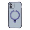 Etui TECTO SHIELD Ring Secure Mag do Apple iPhone 12 Przezroczysto-fioletowy