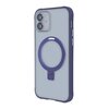 Etui TECTO SHIELD Ring Secure Mag do Apple iPhone 12 Przezroczysto-fioletowy Seria telefonu iPhone