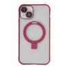 Etui TECTO SHIELD Ring Secure Mag do Apple iPhone 15 Przezroczysto-czerwony