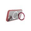 Etui TECTO SHIELD Ring Secure Mag do Apple iPhone 15 Przezroczysto-czerwony Marka telefonu Apple