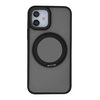 Etui TECTO SHIELD Secure Spinning Mag do Apple iPhone 12/12 Pro Przezroczysto-czarny