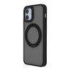 Etui TECTO SHIELD Secure Spinning Mag do Apple iPhone 12/12 Pro Przezroczysto-czarny Seria telefonu iPhone