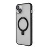 Etui TECTO SHIELD Ring Secure Mag do Apple iPhone 15 Plus Przezroczysty-czarny Seria telefonu iPhone