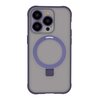 Etui TECTO SHIELD Ring Secure Mag do Apple iPhone 15 Pro Przezroczysto-fioletowy