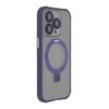 Etui TECTO SHIELD Ring Secure Mag do Apple iPhone 15 Pro Przezroczysto-fioletowy Model telefonu iPhone 15 Pro