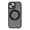 Etui TECTO SHIELD Secure Spinning Mag do Apple iPhone 15 Przezroczysto-czarny