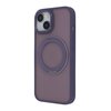 Etui TECTO SHIELD Secure Spinning Mag do Apple iPhone 15 Przezroczysto-fioletowy Seria telefonu iPhone