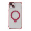 Etui TECTO SHIELD Ring Secure Mag do Apple iPhone 15 Plus Przezroczysto-czerwony