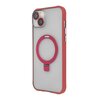 Etui TECTO SHIELD Ring Secure Mag do Apple iPhone 15 Plus Przezroczysto-czerwony Seria telefonu iPhone