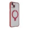 Etui TECTO SHIELD Ring Secure Mag do Apple iPhone 15 Plus Przezroczysto-czerwony Model telefonu iPhone 15 Plus