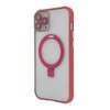 Etui TECTO SHIELD Ring Secure Mag do Apple iPhone 15 Pro Max Przezroczysto-czerwony Seria telefonu iPhone