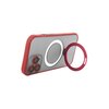 Etui TECTO SHIELD Ring Secure Mag do Apple iPhone 15 Pro Max Przezroczysto-czerwony Marka telefonu Apple