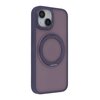 Etui TECTO SHIELD Secure Spinning Mag do Apple iPhone 14 Przezroczysto-fioletowy Model telefonu iPhone 14