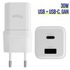 Ładowarka sieciowa ALLITY ATC-01-30WAC GaN 30W Biały Szerokość [mm] 48