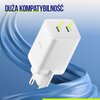 Ładowarka sieciowa ALLITY ATC-01-45WCC GaN 45W Biały Kabel w zestawie Brak