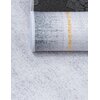 Dywan MULTIDECOR Glamour Crystal Velvet 80 x 200 cm Szary Przeznaczenie Do kuchni