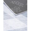 Dywan MULTIDECOR Crystal Velvet 80 x 200 cm Szary Przeznaczenie Do przedpokoju