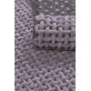 Dywan łazienkowy MULTIDECOR Belweder 120 x 170 cm Szary Materiał Bawełna