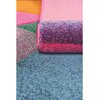 Dywan MULTIDECOR Bond abstrakcja 80 x 150 cm Wielokolorowy Wzór Abstrakcja