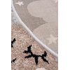 Dywan wewnętrzny MULTIDECOR Bond 508034 120 cm Szary Przeznaczenie Do pokoju dziecięcego