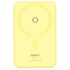 Powerbank BASEUS MagPro 5000 mAh 20W Żółty Prąd wyjściowy [A] 2.22