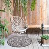 Dywan zewnętrzny MULTIDECOR Delmar 508114 120 cm Czarny Typ Nowoczesny