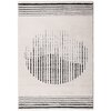 Dywan wewnętrzny MULTIDECOR Elio Linie 508383 80 x 150 cm Kremowo-czarny