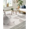 Dywan wewnętrzny MULTIDECOR Elio Geometryczny 508410 160 x 230 cm Szaro-kremowy Typ Nowoczesny