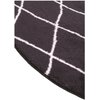 Dywan wewnętrzny MULTIDECOR Loren Print 507872 80 cm Czarny Przeznaczenie Do salonu