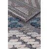 Dywan MULTIDECOR Nepal 160 x 230 cm Pasy Niebieski Przeznaczenie Do gabinetu