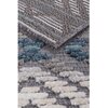 Dywan MULTIDECOR Nepal 200 x 280 cm Pasy Niebieski Przeznaczenie Do gabinetu