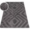Dywan wewnętrzny MULTIDECOR Pisa romby 80 x 150 cm Ciemnoszary