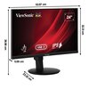 Monitor VIEWSONIC VG2409-MHDU-2 23.8" 1920x1080px IPS 100Hz 4 ms [GTG] Częstotliwość odświeżania obrazu [Hz] 100