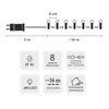 Lampki choinkowe LED EXTRALINK Kulki LED0160 16 m Sieciowe Zasilanie Sieciowe