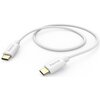 Kabel USB-C - USB-C HAMA 201590 1 m Biały