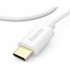 Kabel USB-C - USB-C HAMA 201590 1 m Biały Długość [m] 1