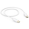 Kabel USB-C - USB-C HAMA 201590 1 m Biały Obsługiwane zasilanie [W] do 60