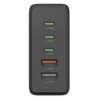 Stacja ładująca HAMA 201978 GaN 140W Czarny Rodzaj złącza USB-C - 3 szt.
