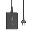 Stacja ładująca HAMA 201978 GaN 140W Czarny Kabel w zestawie AC