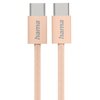 Kabel USB-C - USB-C HAMA 201727 1 m Pomarańczowy Rodzaj Kabel