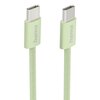 Kabel USB-C - USB-C HAMA 201726 60W 1 m Zielony Obsługiwane zasilanie [W] do 60