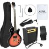 Gitara elektryczna V-TONE ESLP39 SB Zestaw + Wzmacniacz Drewno gryfu Klon