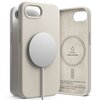 Etui RINGKE Silicone Magnetic MagSafe do Apple iPhone 16e Kamienny