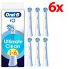 Oryginalna końcówka szczoteczki ORAL-B iO Ultimate Clean Biały (6 szt.) (Usuwa płytkę bakteryjną)