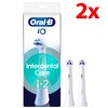 Oryginalna końcówka szczoteczki ORAL-B iO Interdental Clean Biały (2 szt.) (Czyszczenie trudno dostępnych miejsc)