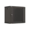 Szafa RACK LANBERG 19" 9U WF03-5309-10B 540 x 350 mm, Wisząca Czarny Wysokość wewnętrzna 9U