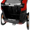 Przyczepka rowerowa HAMAX Outback One Czerwono-czarny Rama Aluminiowa